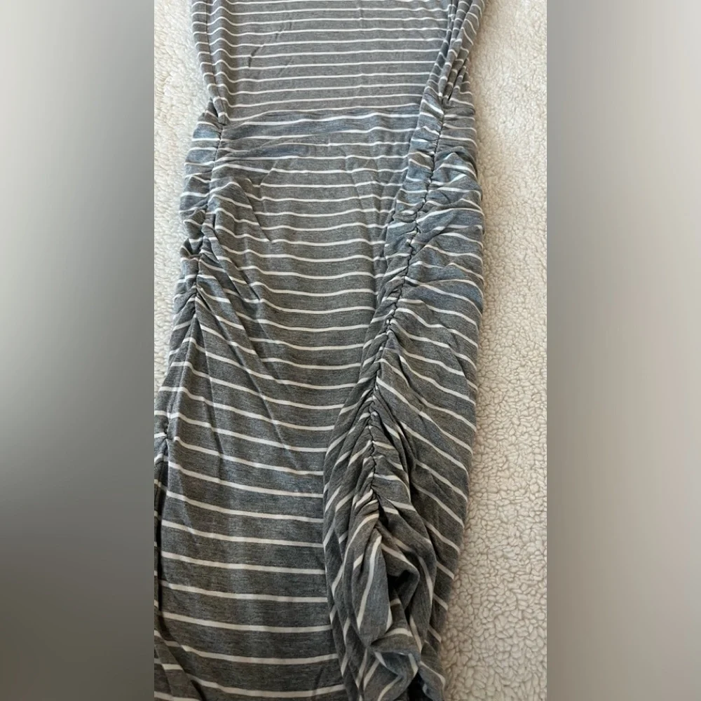 Athleta Racerback Striped Tee Dress - Size Small